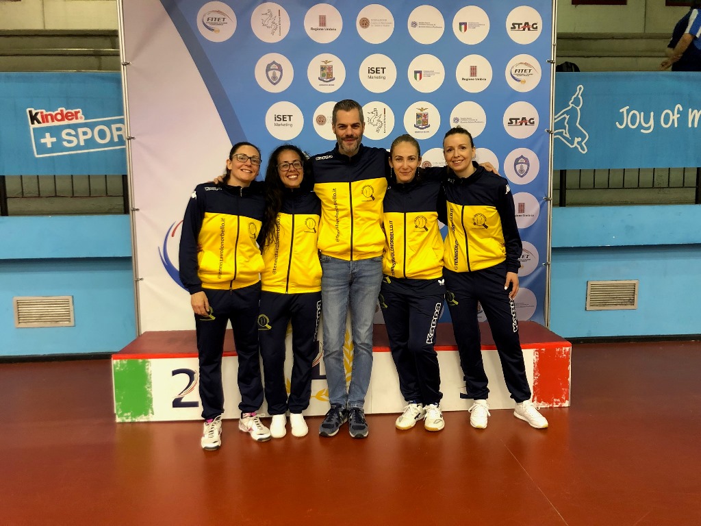 Tennistavolo Norbello: promozione in A2 femminile